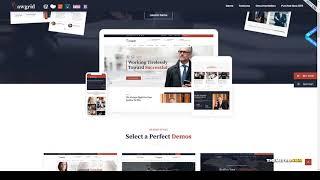 Lawgrid - Lawyer and Attorney WordPress Theme legal firm agency Easy Create Website