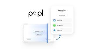 Popl - Business Card Scanner (AI Powered)