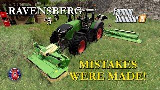 RAVENSBERG #5 - MISTAKES WERE MADE! - Farming Simulator 19 Let's Play FS19 with SEASONS