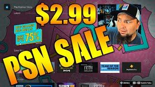 Big PlayStation Game Sale "Cheap Games $2.99"