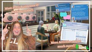 Revamping The Sims 4 Businesses & Hobbies!| Essential Mod Updates for a Better Experience