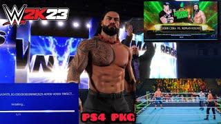 Installation WWE 2K23 PS4 PKG With Gameplay on PS4 Jailbroken