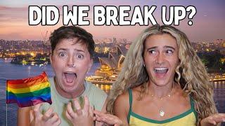 DID WE BREAK UP? | Tiktok Lesbian Couple Travelling | Millie Mclay and Bluenbroke