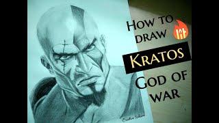 How to Draw Kratos | How to Draw God of War | Kratos sketch | God of war sketch