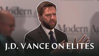 J.D. Vance on the Elites