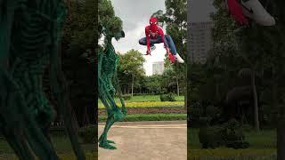 Spider Man rescues his brother #spiderman #tiktok #sports