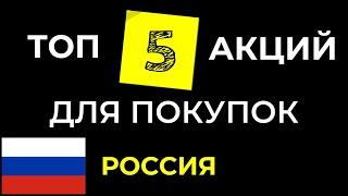 Топ 5 недооцененных акций России для инвестиций 2022