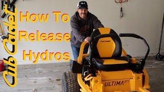 Cub Cadet Ultima ZT1 How To Release The Hydros