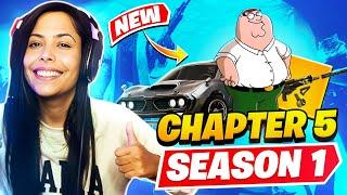 FIRST WIN of Fortnite Chapter 5 + *NEW* BATTLE PASS Reaction!