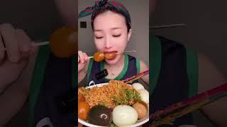 [ASMR ] Mukbang : Fast eat noodles #shorts