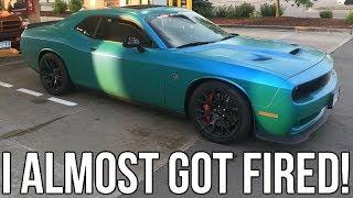 I Took My Boss For A Ride In My Hellcat !! I Almost Got Fired ‍️