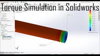 Torque Simulation in Solidworks for beginners