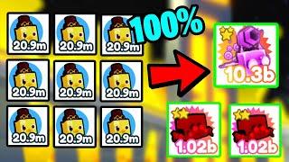  *NEW* BEST FUSING METHOD! FASTEST WAY TO GET RAINBOW MECHANICAL SPIDER! | Pet Simulator X