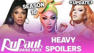 Season 16 *NEW UPDATE* Heavy Spoilers - RuPaul's Drag Race