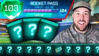 I BOUGHT 100 TIERS on the NEW ROCKET PASS 3! New items and more!