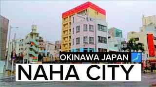 Walking around the streets of Naha City Okinawa Prefecture Japan