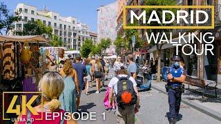 MADRID, Spain - 4K City Walking Tour - Episode #1 - Exploring European Cities