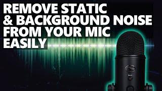 Eliminate microphone STATIC, BUZZING & BACKGROUND NOISE FREE - Voicemeeter + Minihost