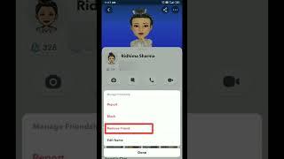 How to remove or unfriend someone on Snapchat #shorts #snapchat #howto