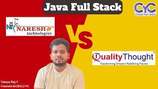 Quality Thought Ameerpet | Naresh I Technologies Ameerpet | Java Full Stack Course in Hyderabad |CYC