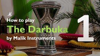 How to play the Darbuka: Beginners Course, Darbuka Lesson #1 (The basic strokes)
