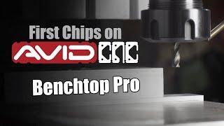 Avid CNC Benchtop Pro - Aluminum chatter analysis