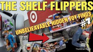 The Shelf Flippers #7 | Hidden toy treasures under shelves at Target Hot wheels Black series neca