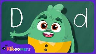 Letter D Song - THE KIBOOMERS Preschool Phonics Sounds - Uppercase & Lowercase Letters