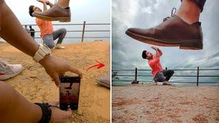 Creative Low Angle Photography With Mobile Phone  #shorts