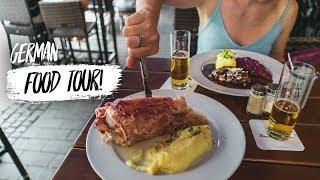 German Food - 4 Dishes You HAVE to Try in Cologne, Germany (Americans Try German Food)