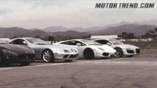 Audi R8,Ferrari F430,Lamborghini Gallardo LP560,Mercedes Mclaren SLR,Maserati Grand Tourismo