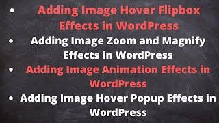 Adding Image Hover Flipbox Effects in WordPress