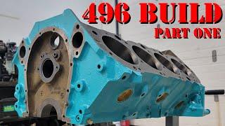 496 Stroker Build PART ONE: Engine Prep And Paint