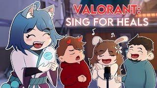 I made my friends sing for heals in Valorant (feat. Siri, Pine, and Natt)
