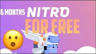 HOW TO GET FREE DISCORD NITRO FOR 6 MONTHS [LIMITED TIME]