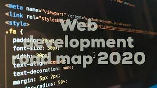 Web development roadmap 2020