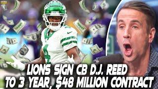 Detroit Lions Sign CB D.J. Reed to 3 Year, $48 Million Contract