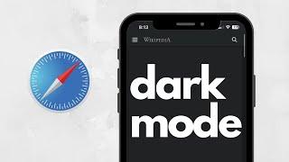 How to Get DARK MODE on ALL WEBSITES on Your iPhone!