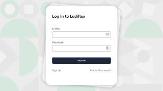 Creative Modern Login Form in HTML and CSS Only