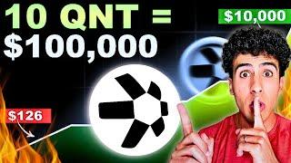 QNT SUPPLY SHOCK!!!  (10 QNT = $100,000)