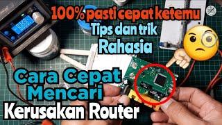 Cara Mudah Mencari Kerusakan Router  || 100% Cepat Ketemu Tips dan Trik Router TotoLink Rusak