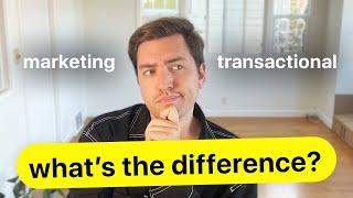 Transactional Email vs Marketing Email | Free Email Marketing Course | zootools