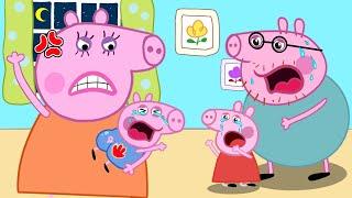 Oh No! Don't Touch Baby Geogre - Mummy Pig Very Angry | Peppa Pig Funny Animation