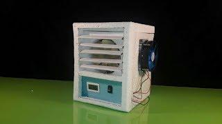 How to make a Portable 12 Volt air conditioner without using ice (Low Cost)