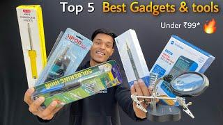 Top 5 Best Gadgets For Your DIY Projects | Ishu Experiments | Top 3 Amazing Smart Soldering iron