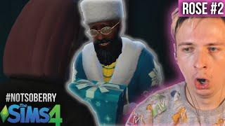 Необычные подарки редкого черного Деда Мороза | Sims 4 (Not So Berry) ROSE#2