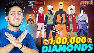 Naruto Bundle Is Here  Spent 100000 Diamonds - Garena Free Fire