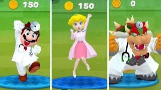 Dr.Mario World: Dr.Mario, Dr.Peach & Dr.Bowser Gameplay [60fps]