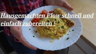 Plov / Plow -  Reis Topf mit Hähnchen Fleisch | Olga Kocht