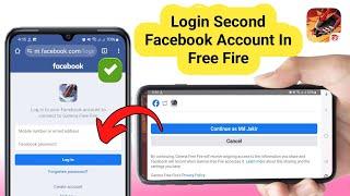 How To Login Second Facebook Account In Free Fire | Login Other Facebook Account In Free Fire Max